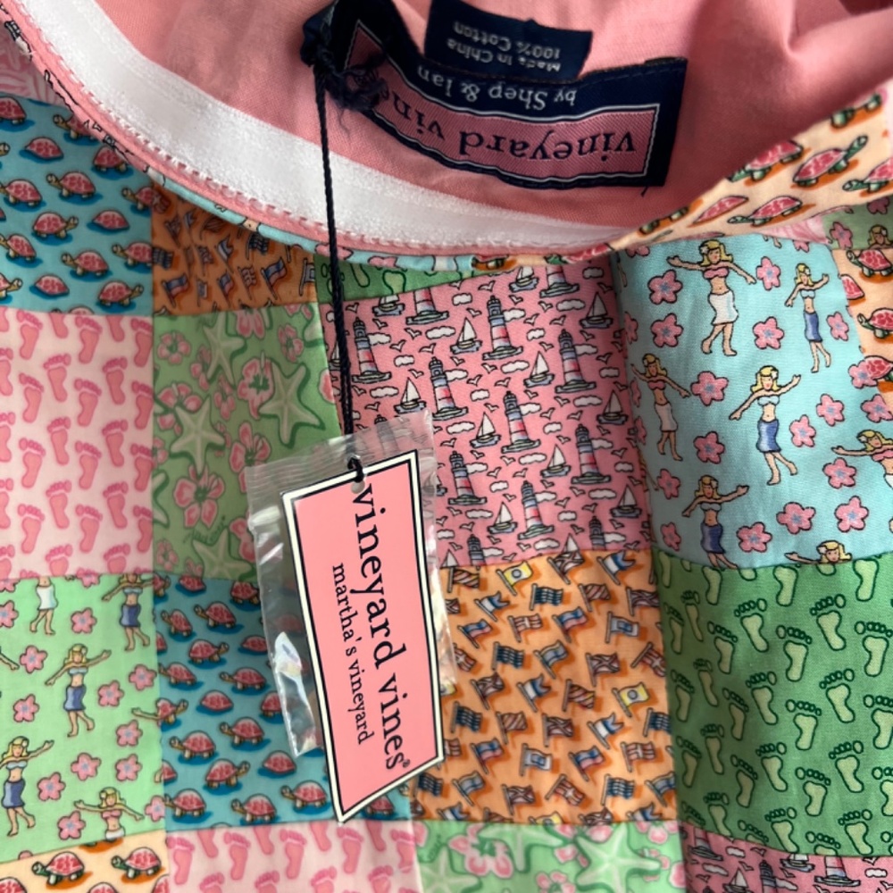 Nwt Vineyard Vines Patchwork Vineyard Haven Halte… - image 7